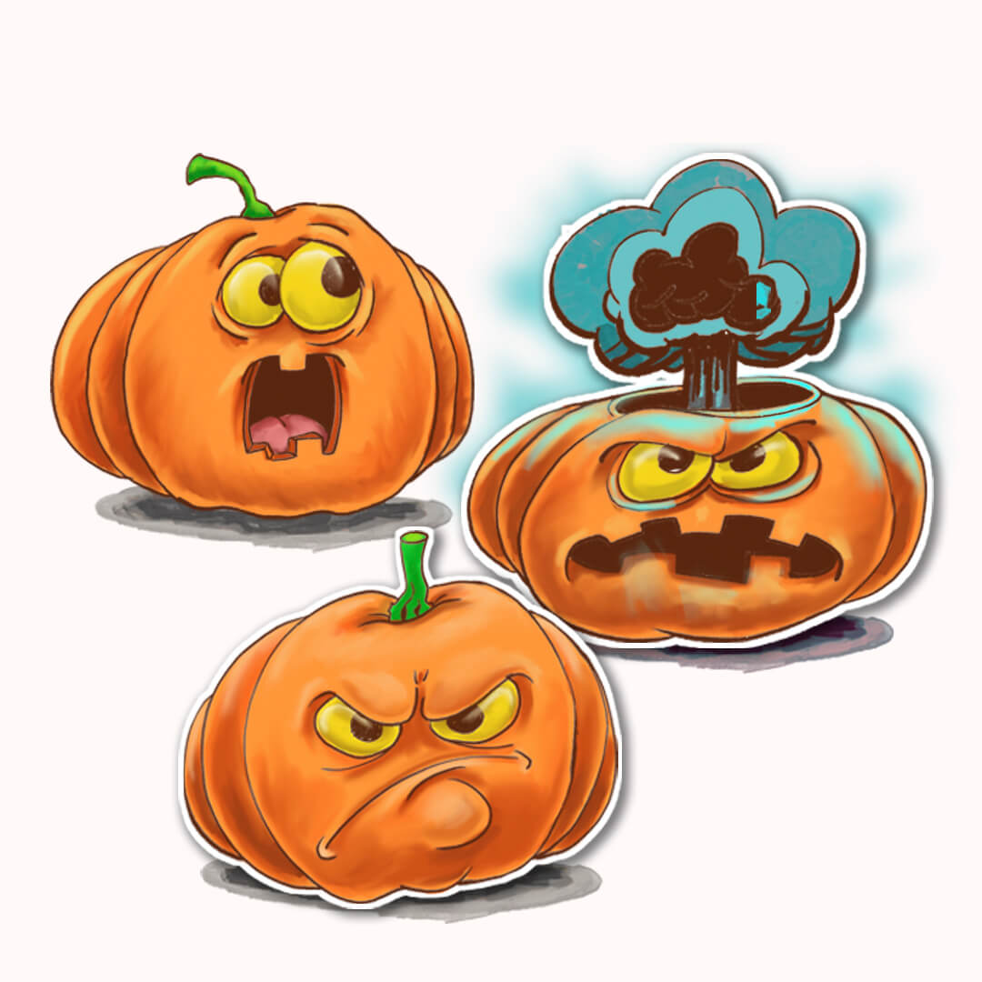Otras soluciones gráficas Stickers Starbucks Halloween